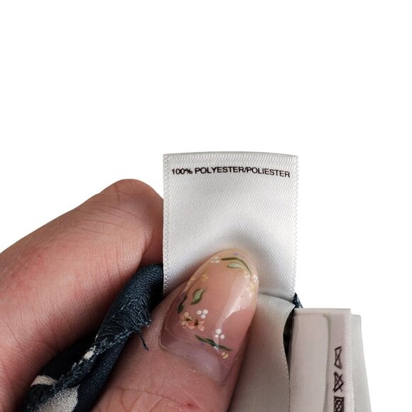 RACHEL Rachel Roy Floral Red Green Flowy Lightweight Blouse Sz XL - Picture 9 of 10